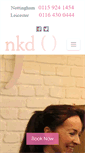 Mobile Screenshot of nkdwaxing.com